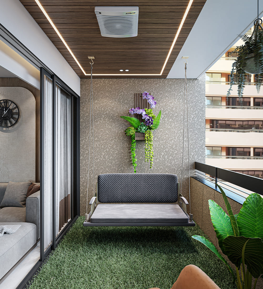 Elegant Balcony View